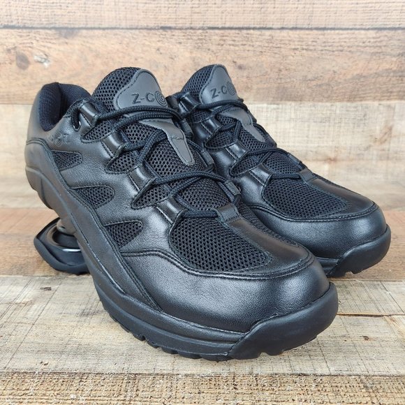 Z-Coil Other - Z-Coil Freedom Classic Men Size 12 Black Leather Pain Relief Walker Coil Spring